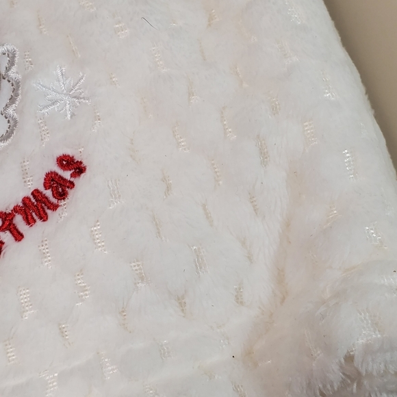 Zak & Zoey Merry Christmas Santa Baby Blanket 30" x 40" - Picture 3 of 7